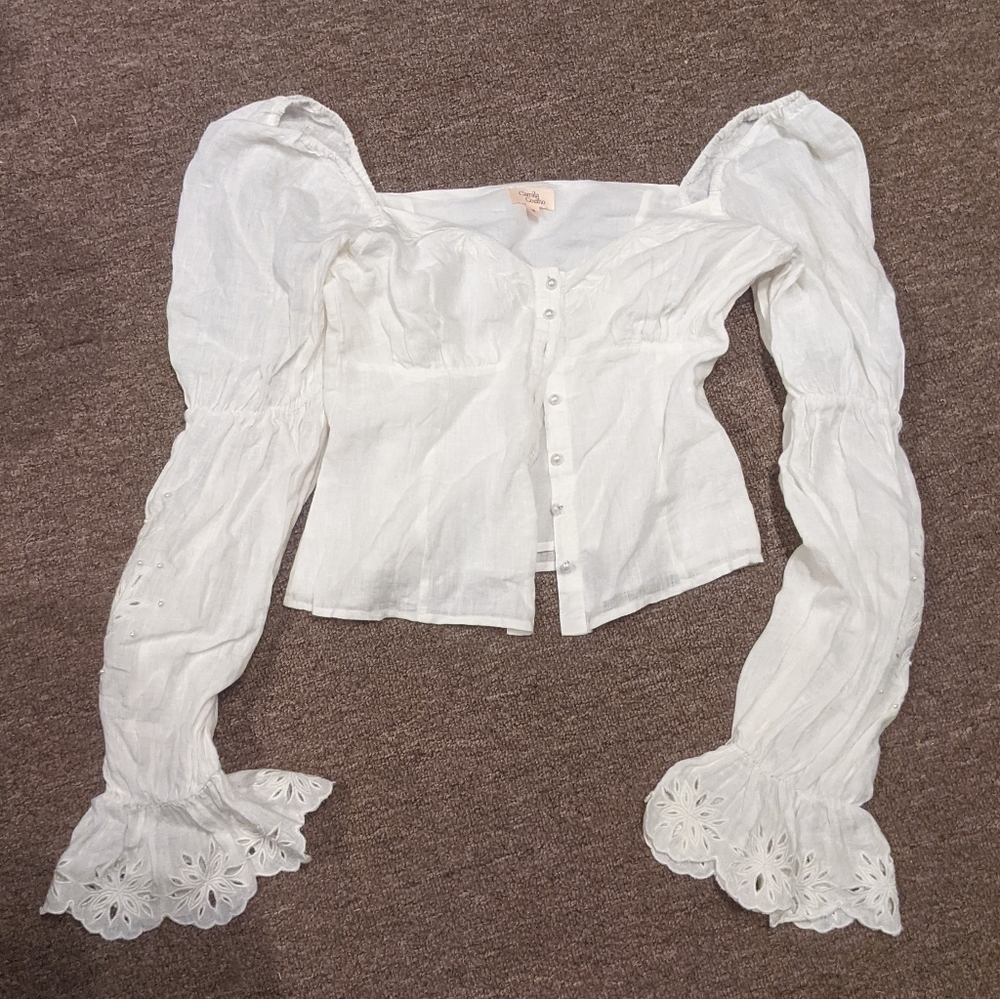 NWOT Camila Coehlo peasant blouse